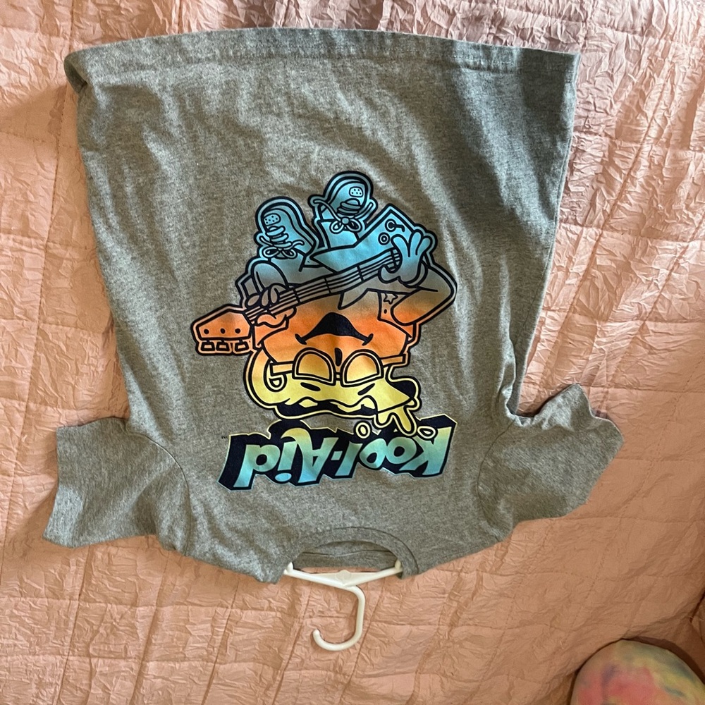 Kids Gray Kool-Aid Graphic Short Sleeve Tee